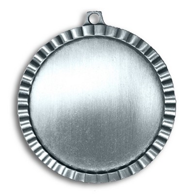 2" Insert Holder Medal (2 1/2") - Silver