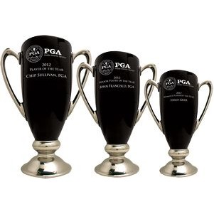 Black/Chrome Silver Conductor's Cup Trophy