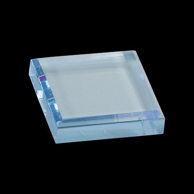 Blue Acrylic Paperweight (3"x3")