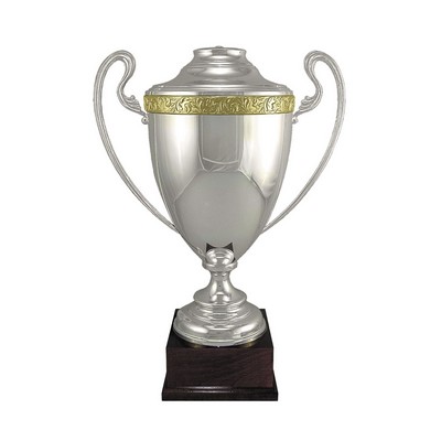 Silver w/Gold Accent Trophy Cup (23")