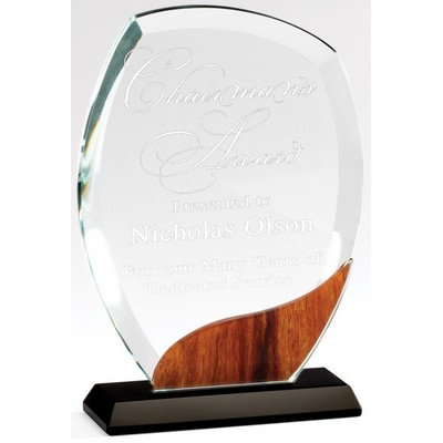 Meridian Crystal Award , 7 1/4"H