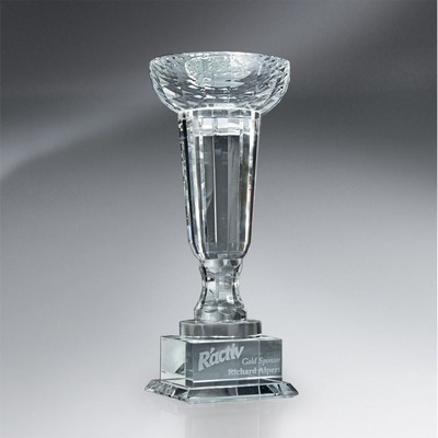 Crystal Cup-Shaped Trophy (Small)