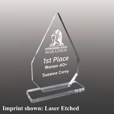 Stock Acrylic Flame Award - Laser Etched