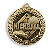 2.75" Wreath Award Kickball Medal