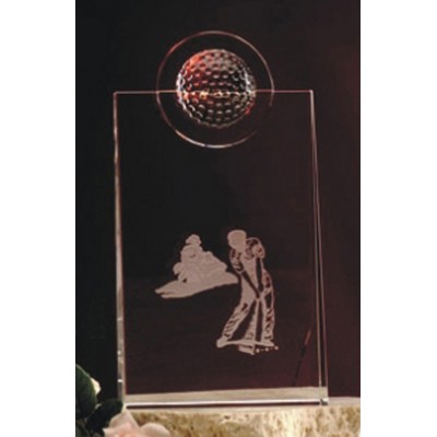 Crystal Golfers Choice Award (5"x9")