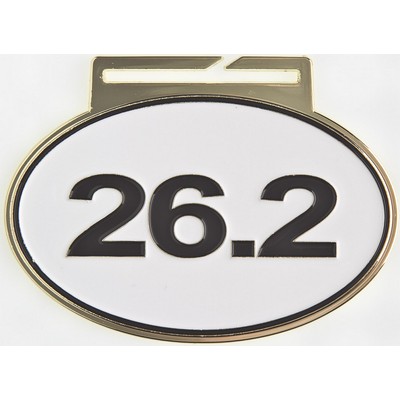 Medals,"26.2" - Oval 3-1/4" x 2-3/8" With Olympic Ribbon