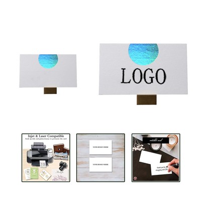 Elegant Gold Accent Business Cards