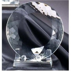 Medium Optic Crystal Plate Award