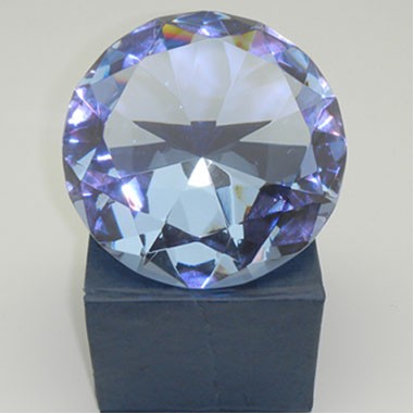 Crystal Diamond Paper Weight-100 mm (Screen printed)