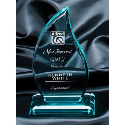 Jade Flame Acrylic on Base