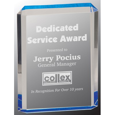 Blue Premier Acrylic Award