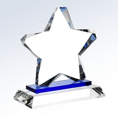 6-1/2" Blue Twinkle Star Award