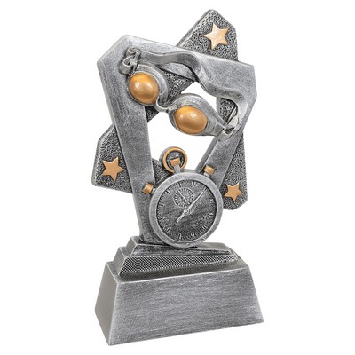 Swimming Triumph Resin Award - 6 1/2"
