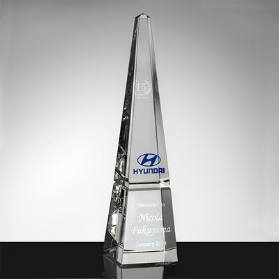 Clearcon Obelisk Award (12.25" x 3" x 3")