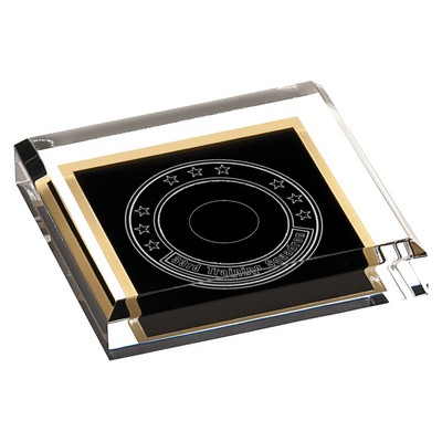 Colored Acrylic Paperweight