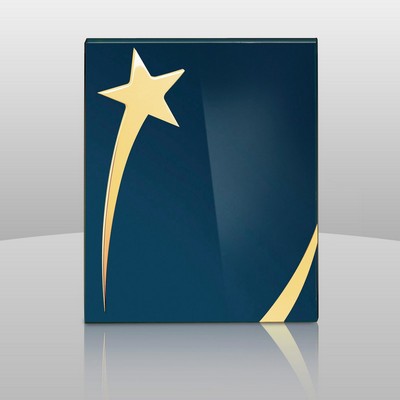 Shining Star Artistic Design Wall Plaque (9"x7"x1")