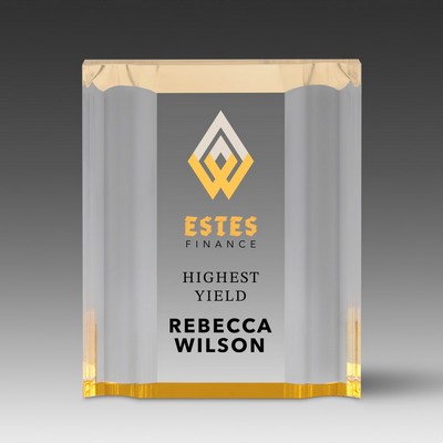 Channel Acrylic Stand Up Mirror Award™ (4½"x6"x1")