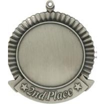 Medal, "Insert Holder" 2nd Place - 2 1/2" Dia.