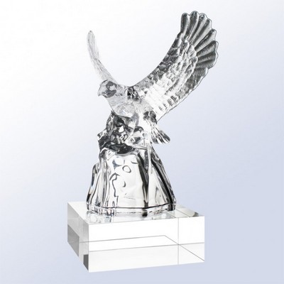 Sprit Eagle Award w/Clear Base (5"x 5"x 10")