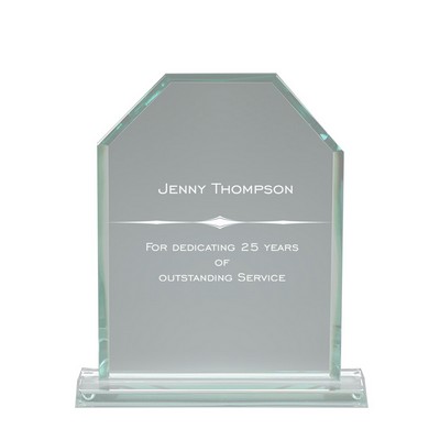 6 1/2" Monarch Jade Glass