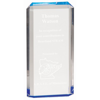 4 3/4" x 9 1/2" Blue Premier Acrylic