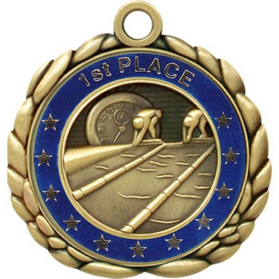 Swimming Quali-Craft Medallion (2-1/2")