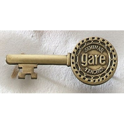 Economical Antique finish Iron Lapel Pin (Up to 1")