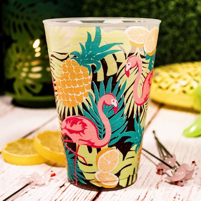 20oz Full Color Wrap Frosted Stadium Cups