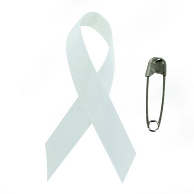 Awareness Ribbon Peace w/Safety Pin