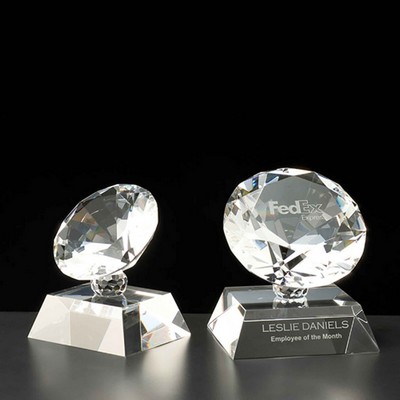 4" Rock Crystal Diamond Award