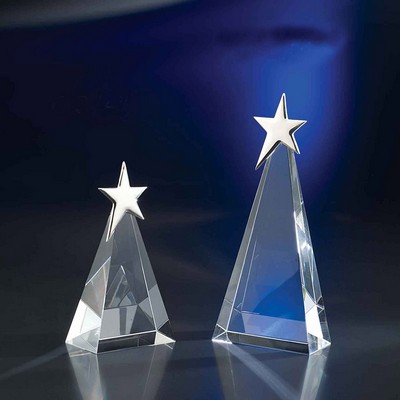 6 3/4" Show Time Crystal Star Award