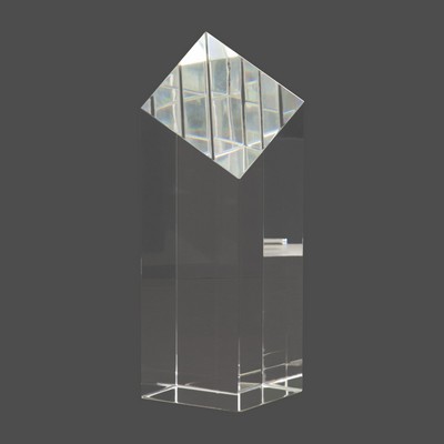 Crystal Diamond Top Pillar Award (7")