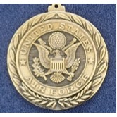 2.5" Stock Cast Medallion (Air Force)