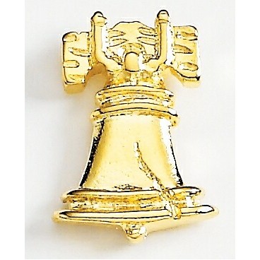 Liberty Bell Marken Design Cast Lapel Pin (Up to 7/8")