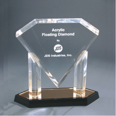 Gold Floating Diamond Award (11 7/8")