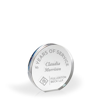 Annulet Acrylic Paperweight Award - Engraved