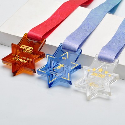 Heavyweight Glaze Sports Award Medal