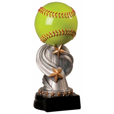 Softball Encore Resin Award - 8 1/2" Tall