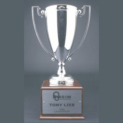 Silver Plated Trophy Cup (18½")