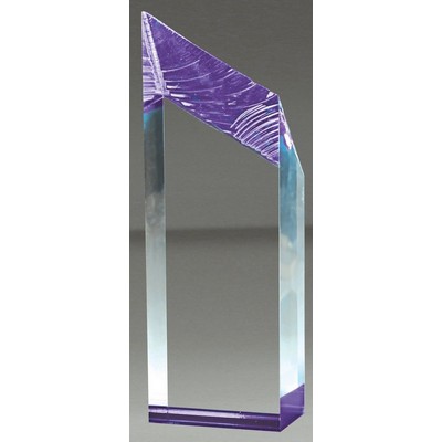 Glacier Tower Award, Purple, 8 1/2"H