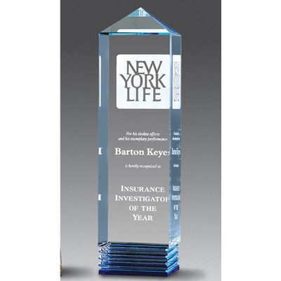 Crystal Cut Pillar Award - Medium (2.75"x8")