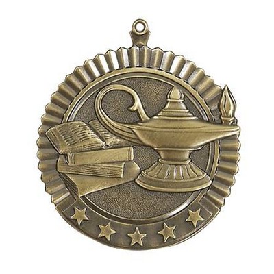 Medal, "Lamp of Knowledge" Star - 2 3/4" Dia