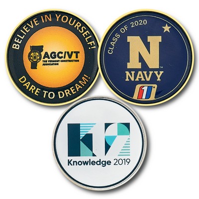 1 13/16" (1.8125") USA Printed Rush Coin