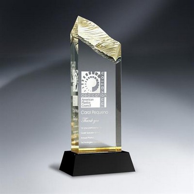 Gold Chisel Carve Tower Award on Base