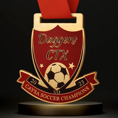 1.5" High Quality Die Cast Cloisonne Medals