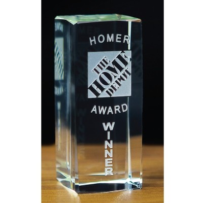 Crystal Mason Award (5¼" x 2" x 2")