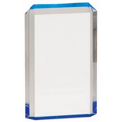 4 3/4" x 7 1/2" Blue Premier Acrylic