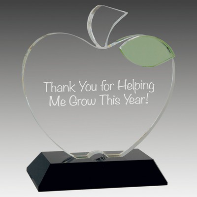 Crystal Apple on Base