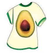 Avocado T-Shirt Lapel Pin