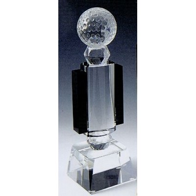 Crystal Golf Award (11½"x3¾")